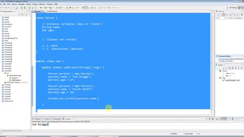 Learn Java Tutorial for Beginners, Part 13: Classes and Objects