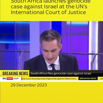 South Africa has filed a GENOCIDE case against ISRAEL in ...