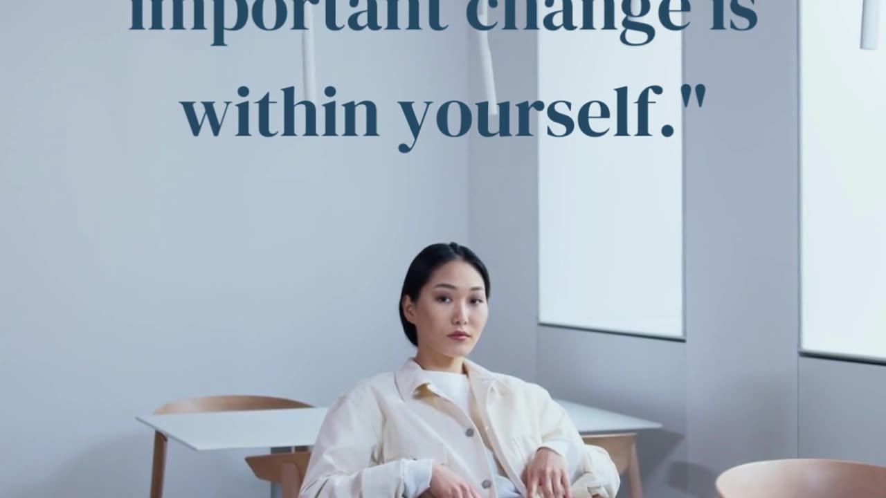 Change yourself
