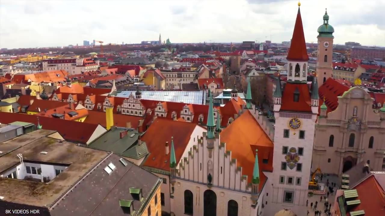 Most Beautiful Cities in Europe 8K / HD Drone Video