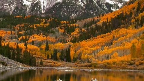 Maroon Bells, Aspen, Colorado 📍😍 Name a better scenery ? 🥰