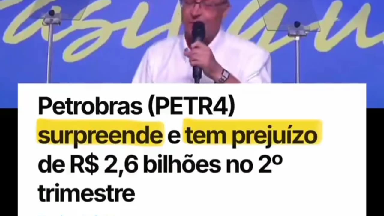 Onde tem a mão do PT, há certeza de destruição! Não há chances de dar certo!