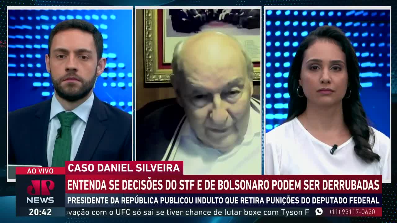 Ives Gandra analisa as decisões do STF e de Bolsonaro no caso de Daniel Silveira