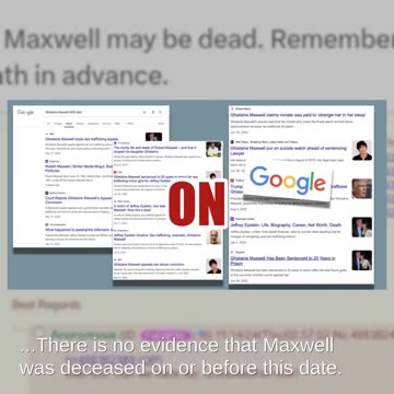 Fact Check: Ghislaine Maxwell Was NOT Dead As Of November 14, 2024