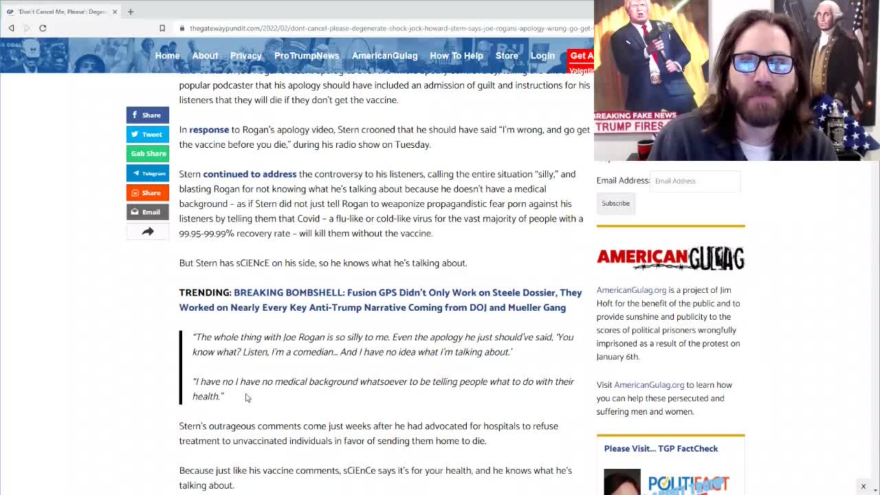 Howard Stern Panics That Cancel Culture Is Coming For Him