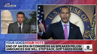 House Speaker Pelosi to step down from party leadership as GOP takes control