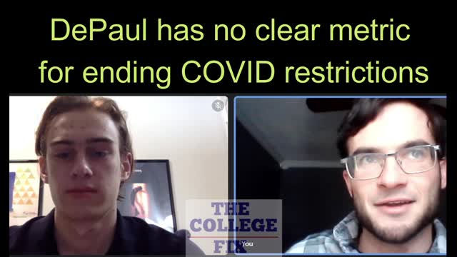 DePaul has no clear metric for ending COVID restrictions