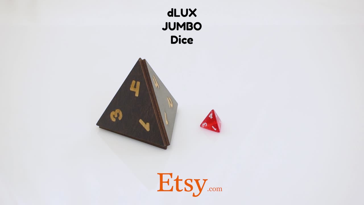 dLUX JUMBO Dice d4