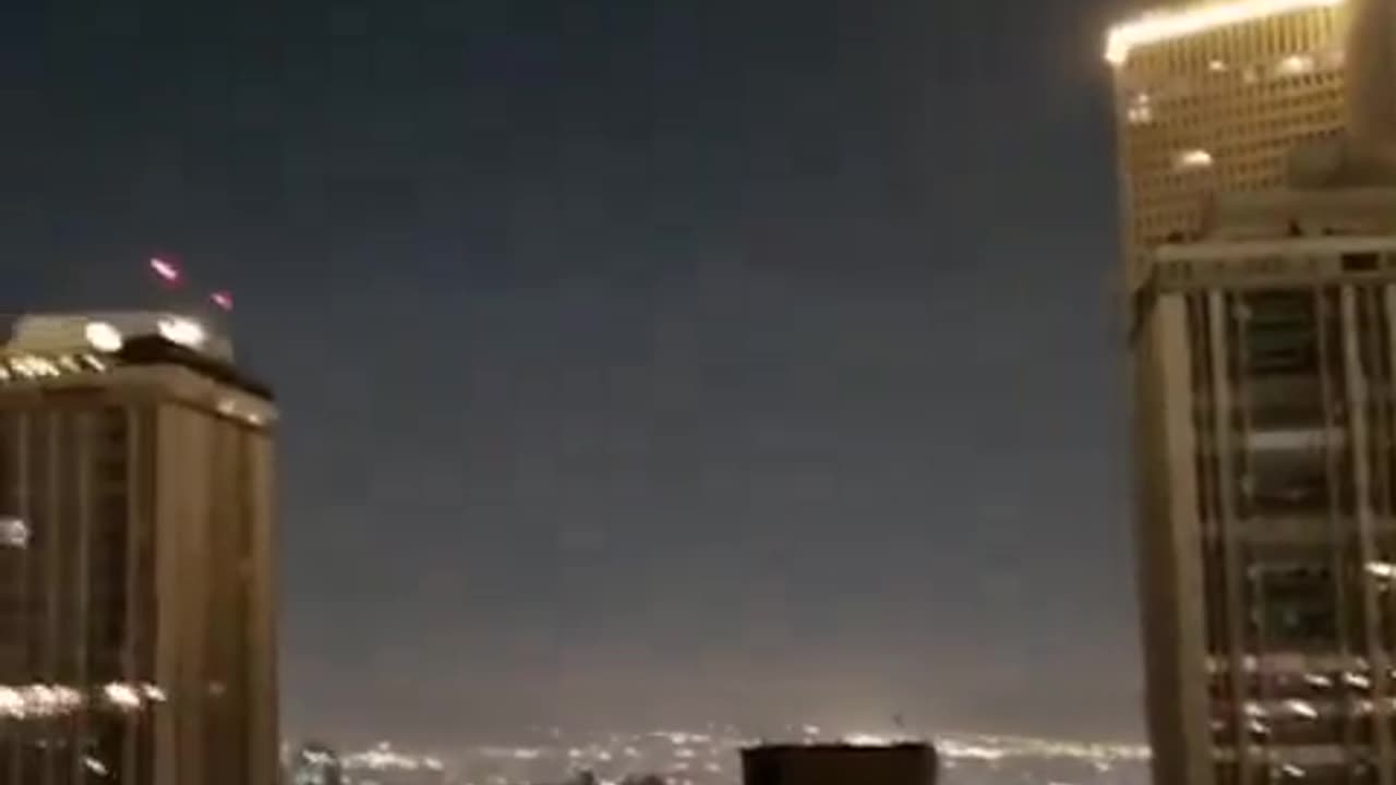 Air Defense Works Over Tehran