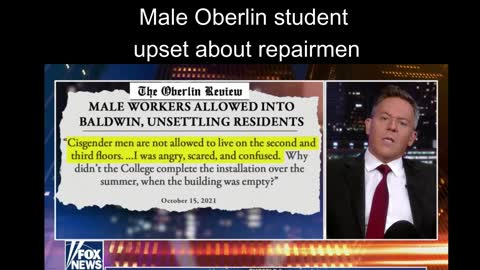 Male Oberlin student upset about repairmen