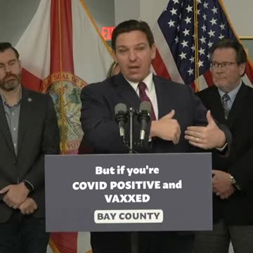 DeSantis on Hospitals Covid Positive Policy
