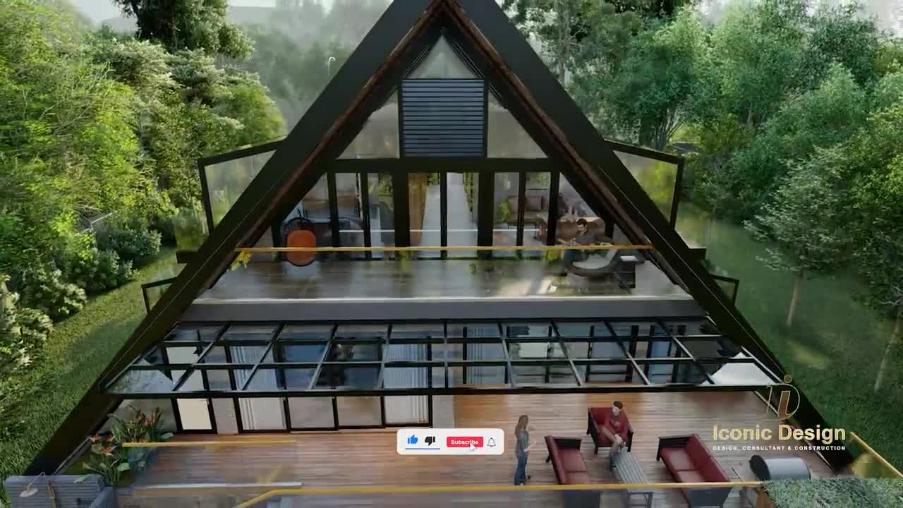 to the beginning of the porch