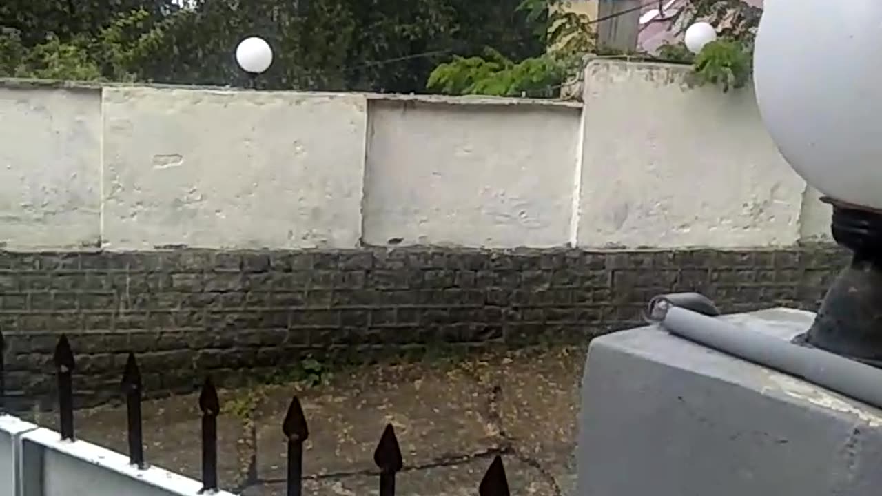 Heavy rain with beautiful noise is raining in my city