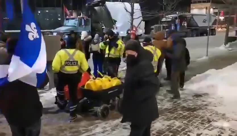 Canadian Police Unlawfully Confiscate Fuel In Sub-Zero Temperatures