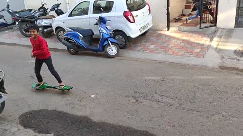 wave board boy