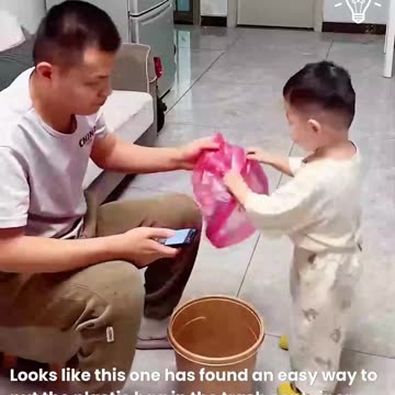 Kid jokes with his dad.hd