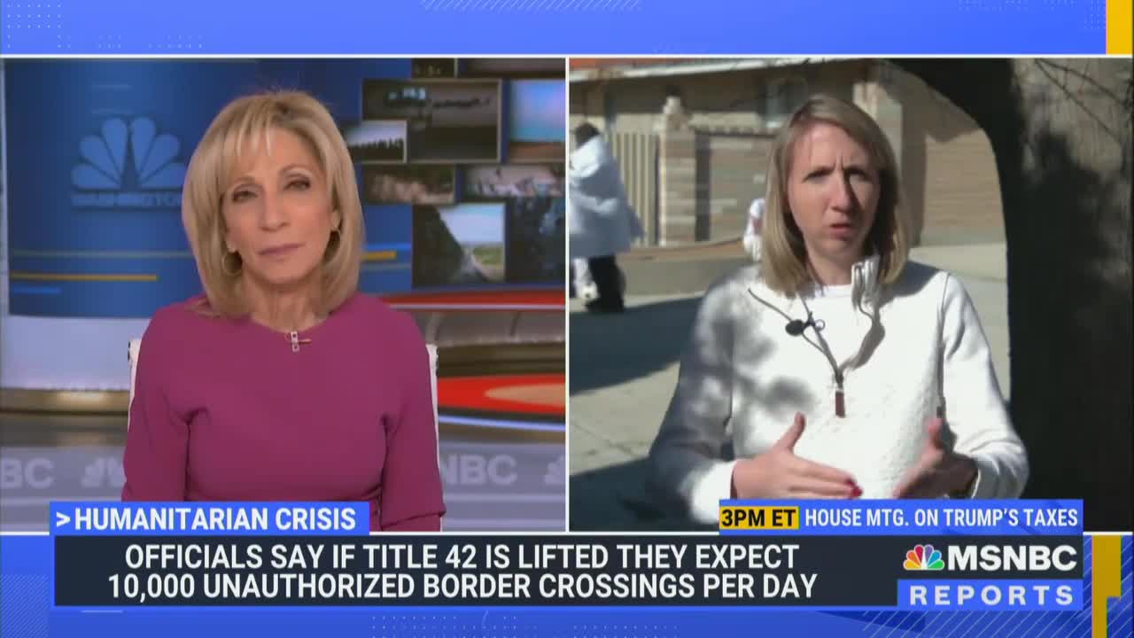 MSNBC Reporter Describes What She's Seeing At The Southern Border In Real Time