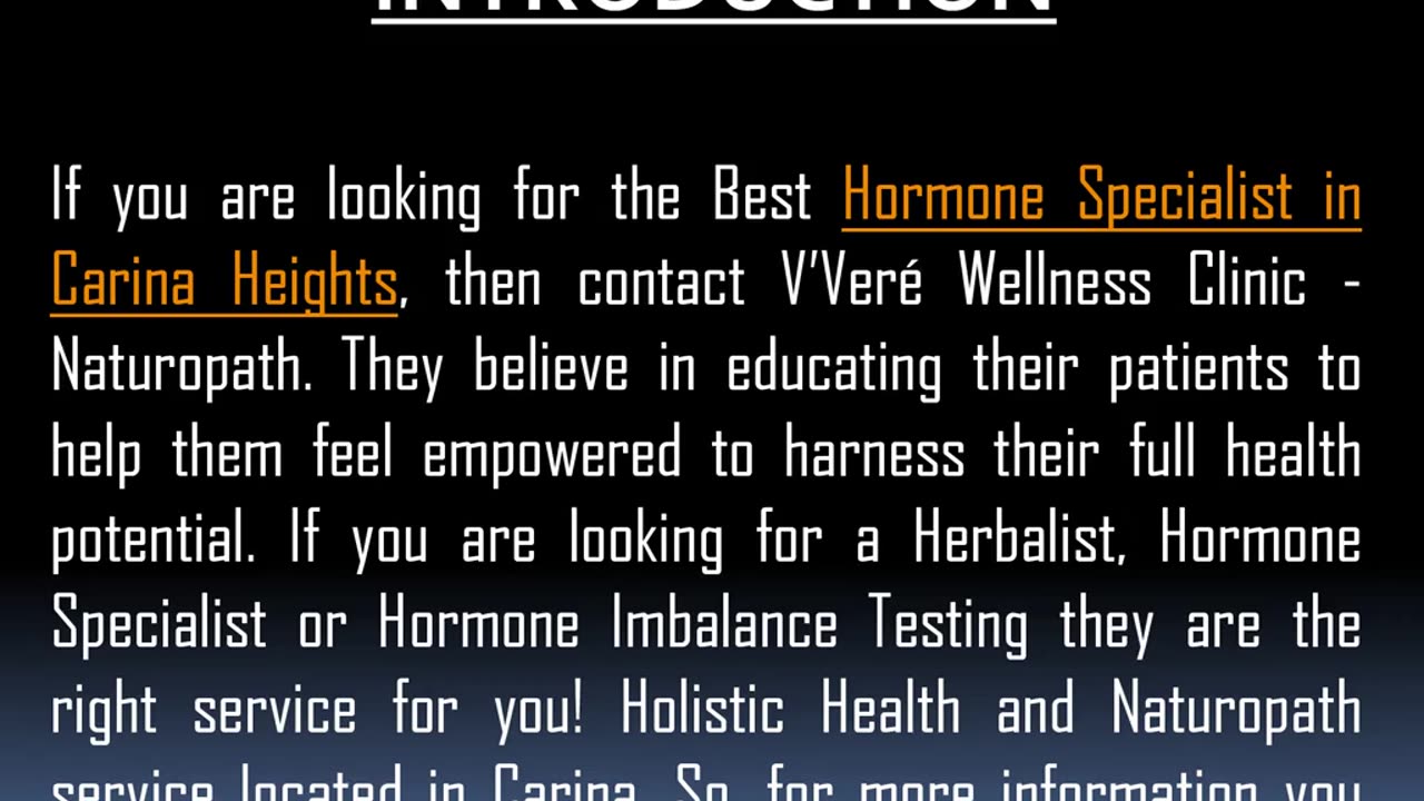 One of the Best Hormone Specialist in Carina Heights