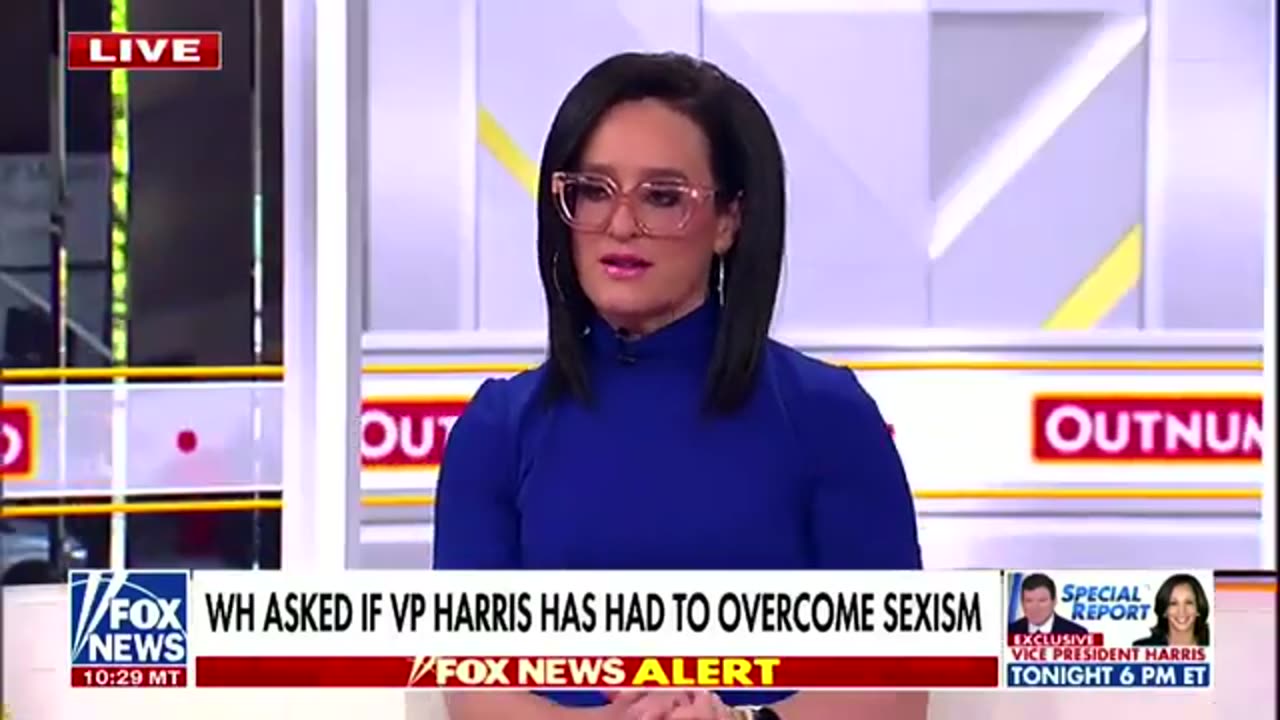 Fox Host Kennedy Montgomery Mocks Kamala Harris Over Sexism Questions