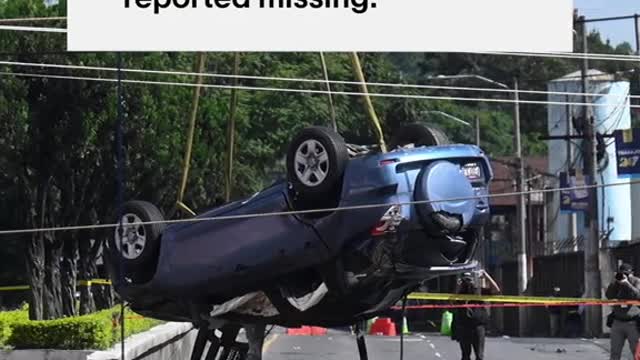 A Giant Sinkhole in the Middle of Road Swallowed Up a Car