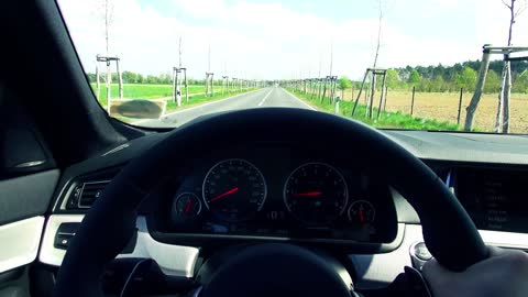 BMW M5 F10 Acceleration 0-200 km/h Onboard