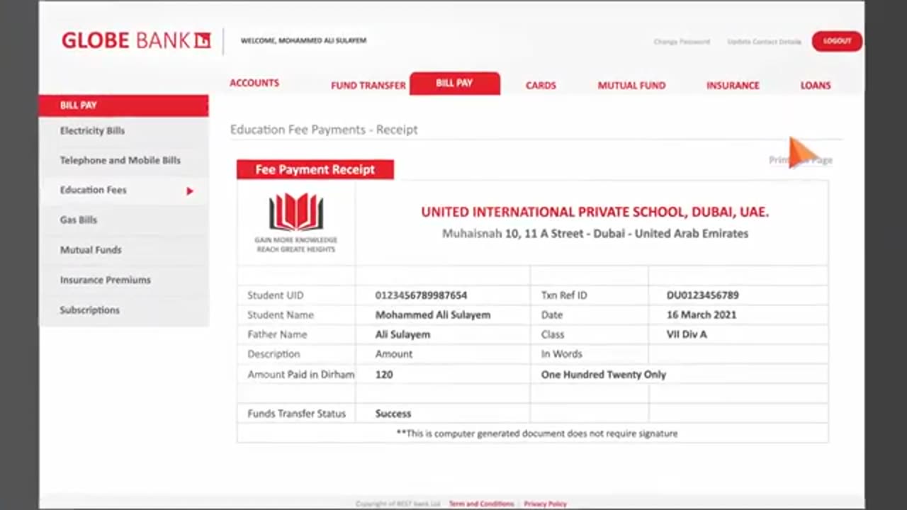 FSS Bill Pay- Simplifying Education Fee Payments