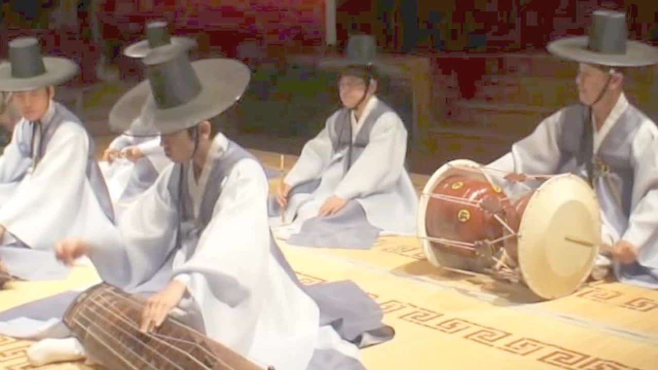 KOREAN STRING INSTRUMENT "GAYAGEUM", WITH PERCUSSION