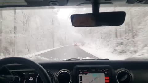 We got snow!