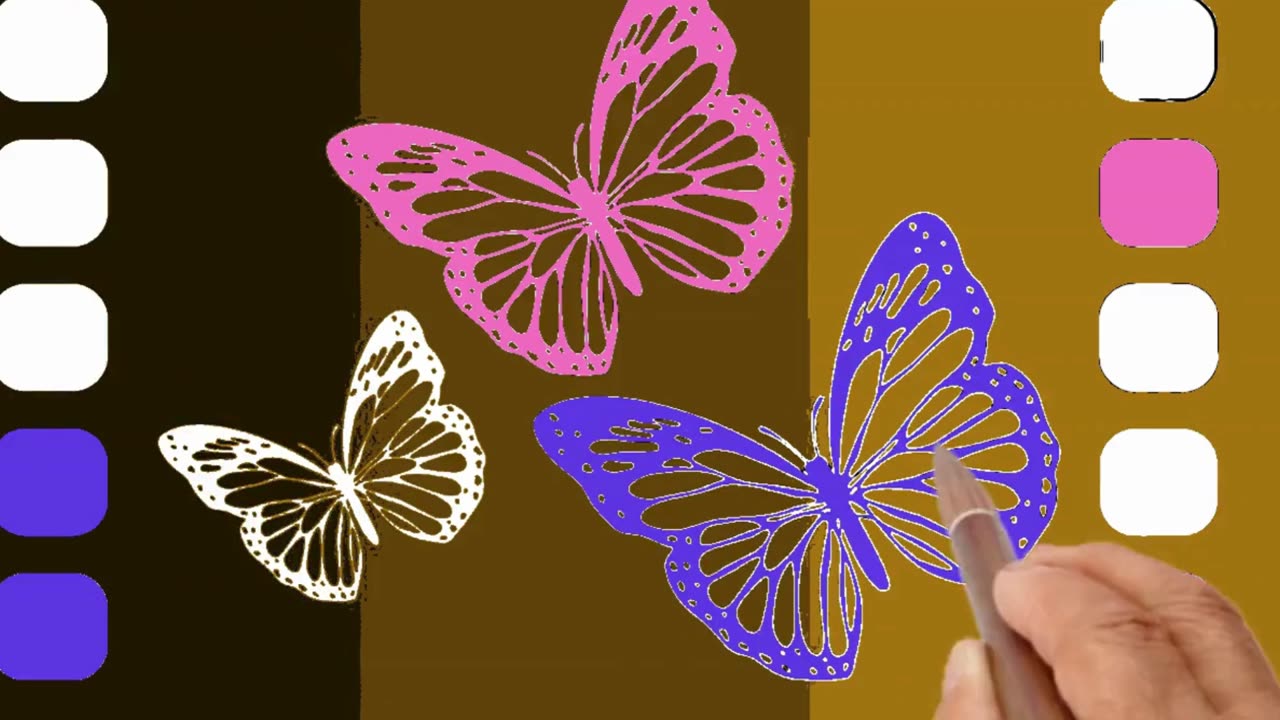 how to Draw a Beautiful Butterfly / Kids Drawing Gallery