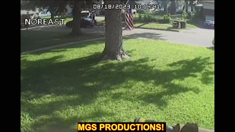 CAR ACCIDENT ENDS IN MY NEIGHBORS LAWN