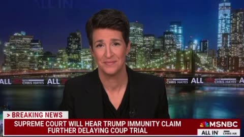 Maddow is SO UPSET. It’s GLORIOUS 😂😂