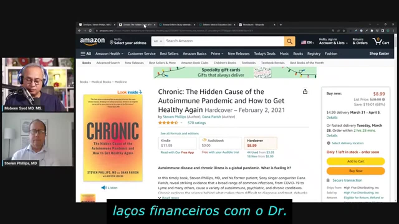 Dr. Steven Phillips Discute Inflamação Crônica.