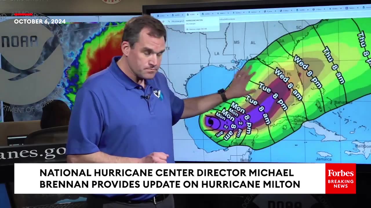 BREAKING: NHC Upgrades Milton, Predicts It Will Intensify To 'Major Hurricane' By Landfall Midweek