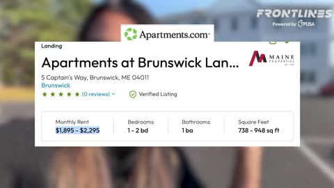 Trigger Warning😤 | Brunswick, Maine (Illegal migrants free rent for two years..)