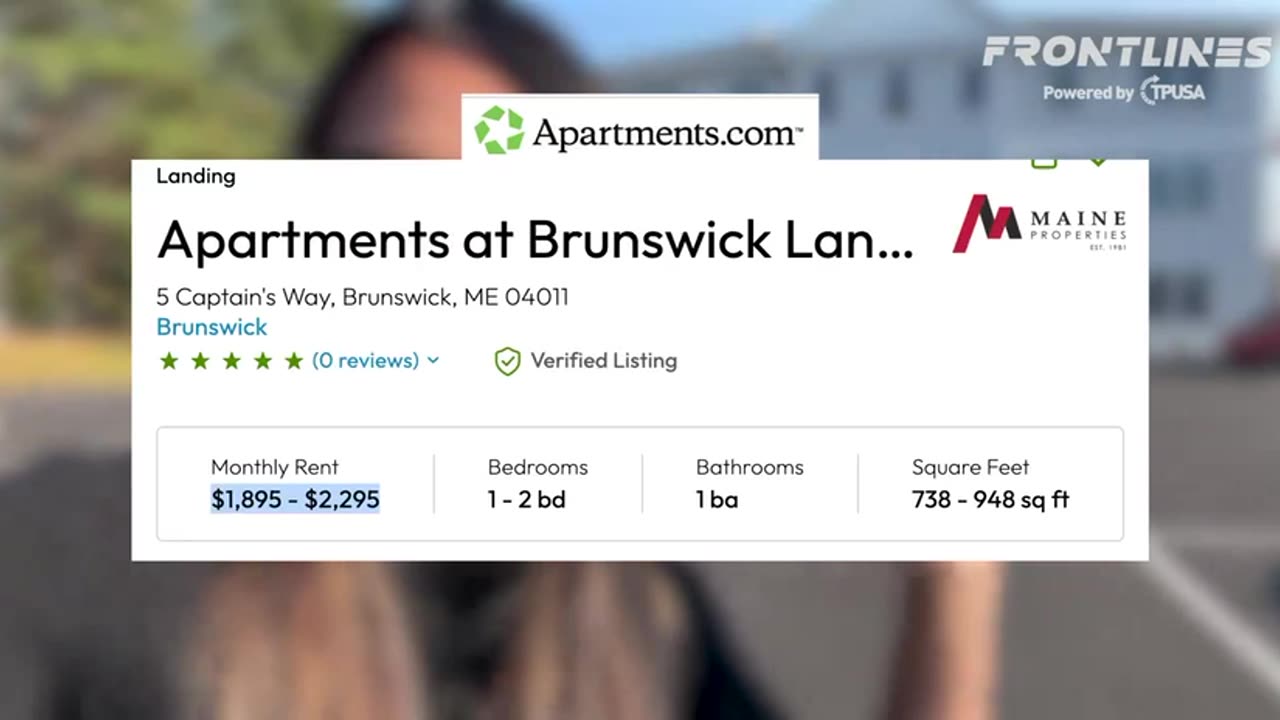 Trigger Warning😤 | Brunswick, Maine (Illegal migrants free rent for two years..)