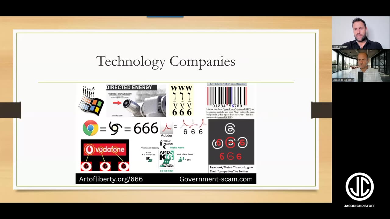Jason Christoff & Etienne - Why 666 is hidden in Cartel logos, Trump's OK Sign & Twitter's X logo.
