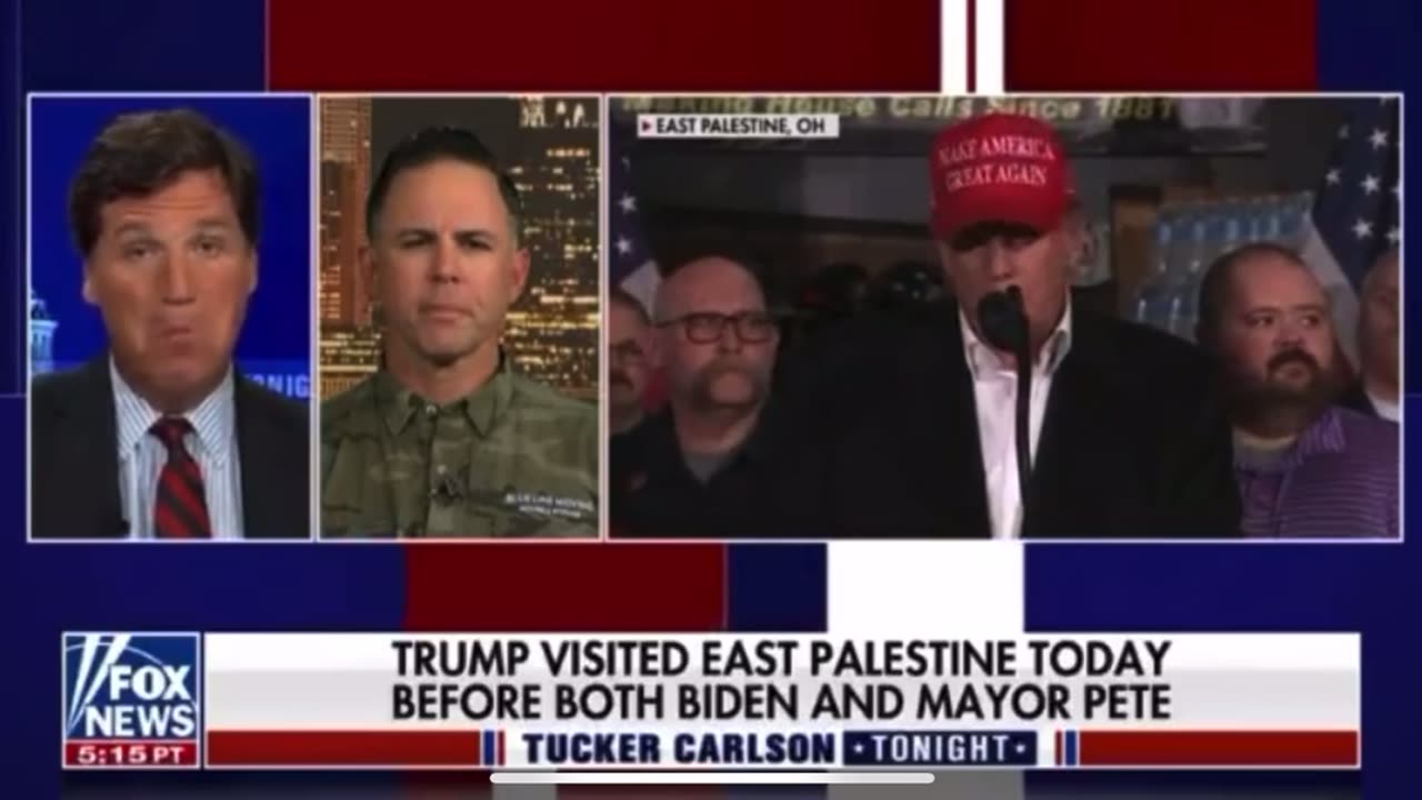 Pres. Trump visits East Palestine with real help and emotional support