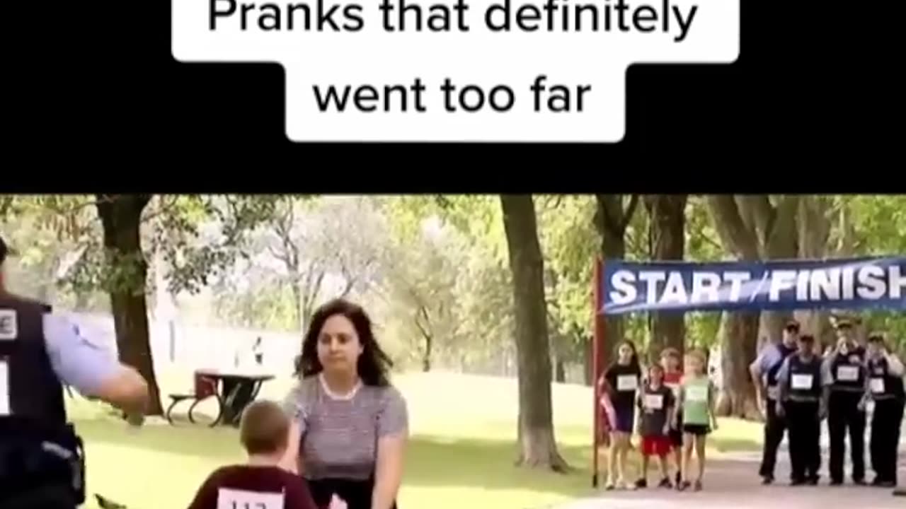 Cops Pranks People Kids winning Race