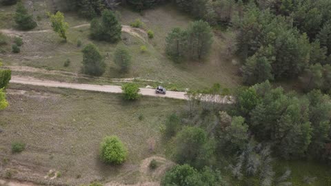 Polaris General XP1000 Playing In The Sand Recorded By DJI Mavic Air 2 Drone