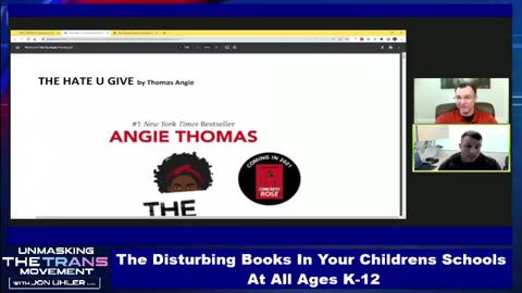 Jon Uhler and Pierre Barns Expose The Disturbing Books In Your Childrens Schools Library Part 1