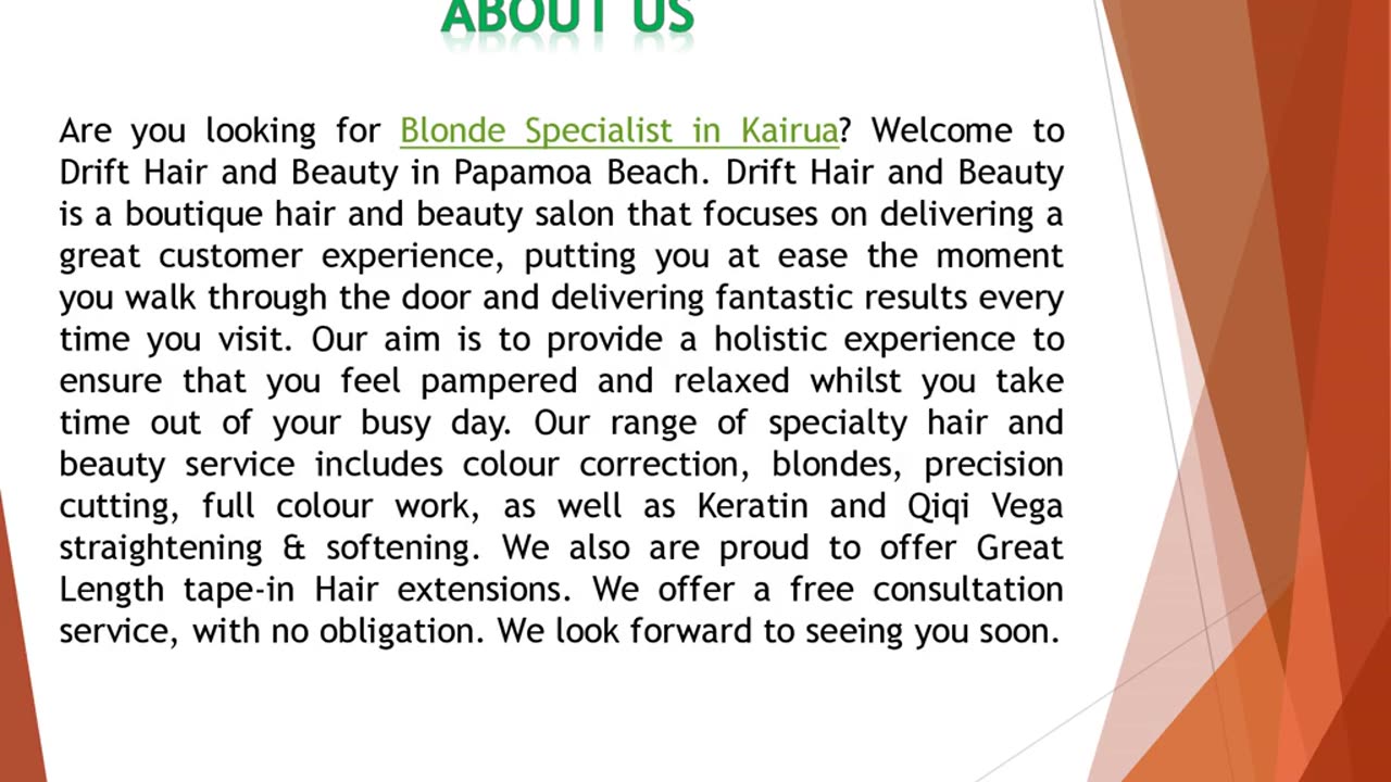 Are you looking for Blonde Specialist in Kairua?