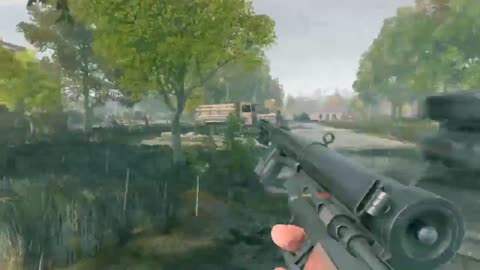 Enlisted | Waffen SS Grenadier fire up on enemy infantry with a captured Italian made Tz-45 SMG!