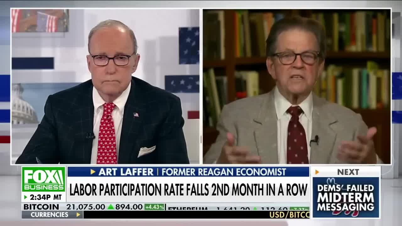 Art Laffer: Labor market does not look strong