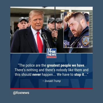 Former us President trump visit slain cop funeral home family 3/31/24