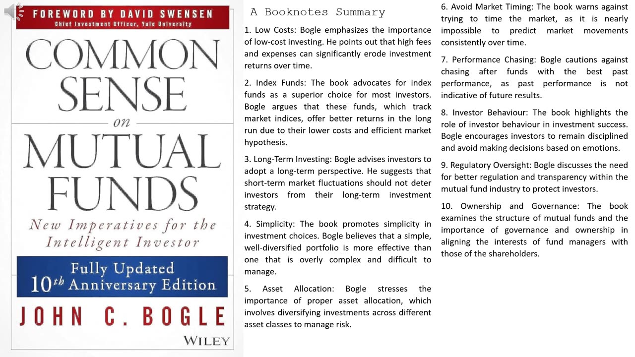 Common Sense on Mutual Funds by John Bogle