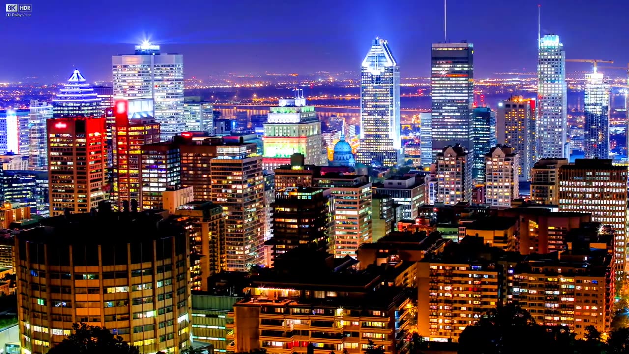 Canada 8 K for TV Screensaver