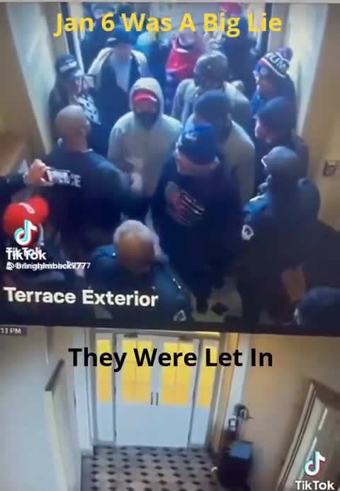 They were let in #J6