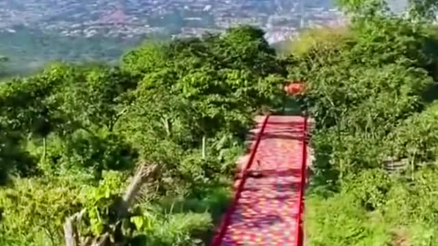 The Rainbow Slide in El Salvador