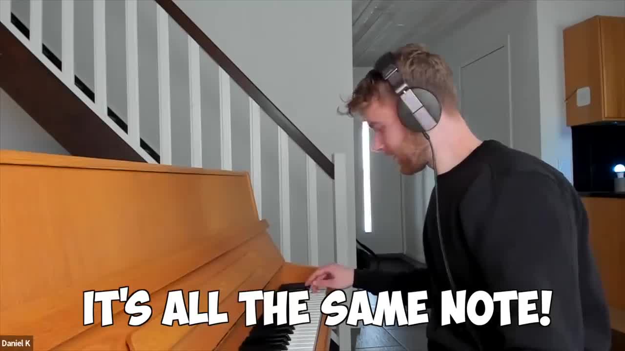 I tuned my entire piano to E then took lessons
