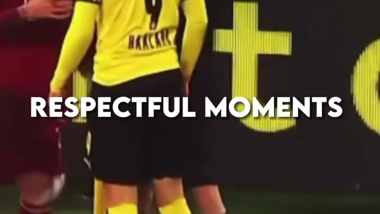 Football respectful moments #shorts #respect